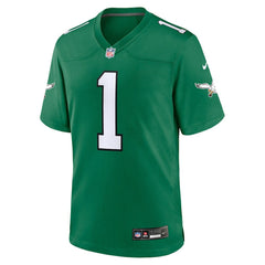 Nike Jalen Hurts Philadelphia Eagles Youth Game Jersey Kelly Green