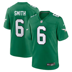 Nike DeVonta Smith Philadelphia Eagles Youth Game Jersey Kelly Green