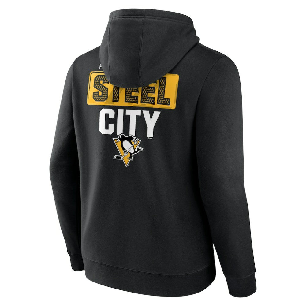 Pittsburgh Penguins Territorial Pullover Hoodie - Black - NHL 5194619