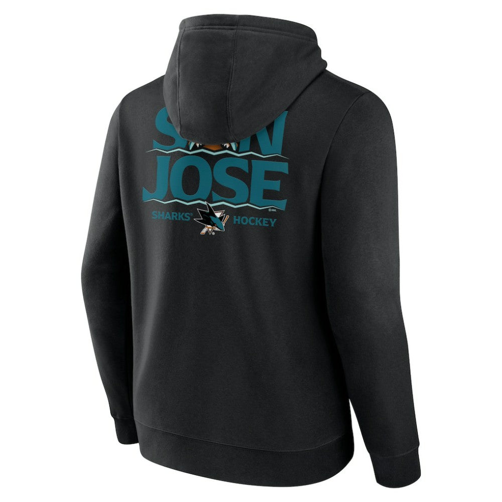 San Jose Sharks Territorial Pullover Hoodie - Black - NHL 5194620