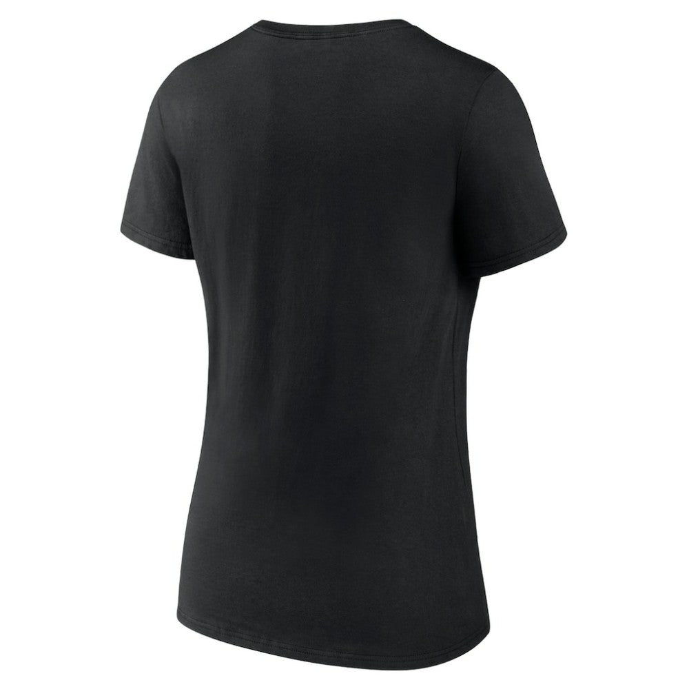 Chicago Blackhawks Women's Proclamation V-Neck T-Shirt - Black - NHL 5195064