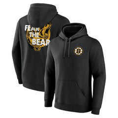 Boston Bruins Territorial Pullover Hoodie - Black - NHL 5195728