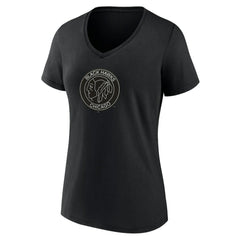 Chicago Blackhawks Women's Alternate Logo V-Neck T-Shirt - Black - NHL 5196935