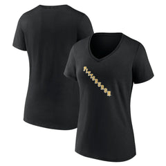 Pittsburgh Penguins Women's Alternate Logo V-Neck T-Shirt - Black - NHL 5196937