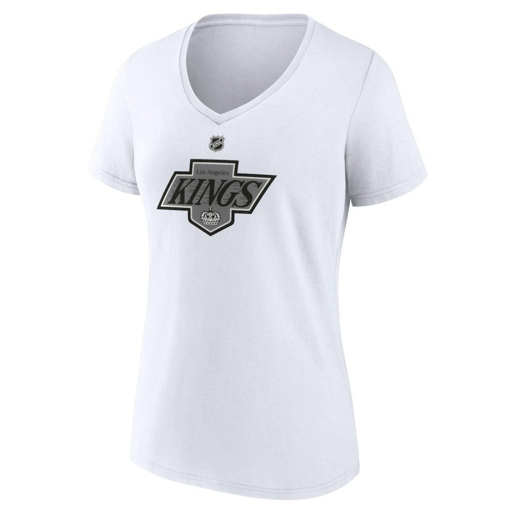 Los Angeles Kings Women's Alternate Logo V-Neck T-Shirt - White - NHL 5197029