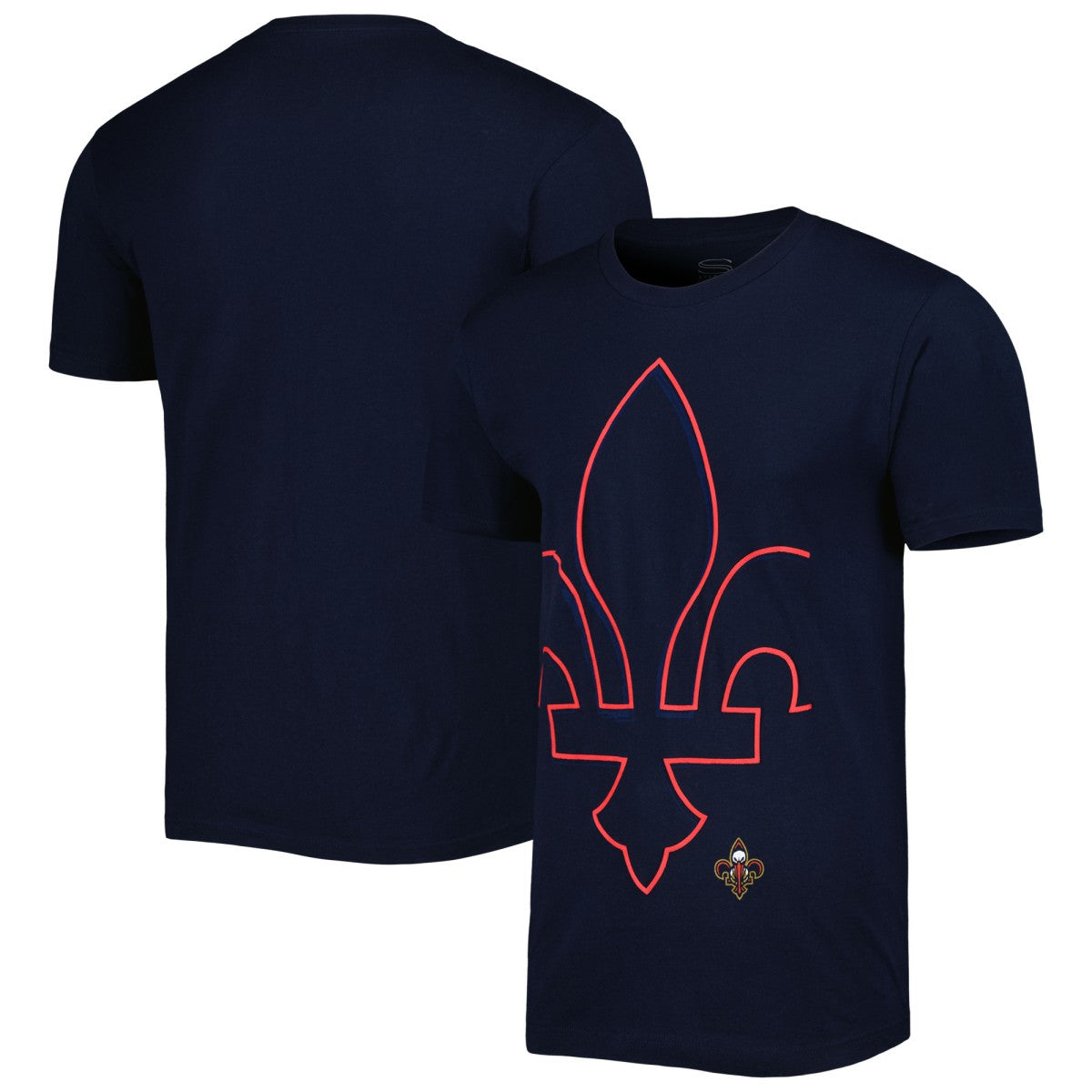 New Orleans Pelicans Stadium Essentials Unisex Element Logo Pop T-Shirt Navy
