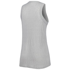 Miami Marlins Soft as a Grape Women's Tri-Blend Tank Top - Gray - MLB on Sale