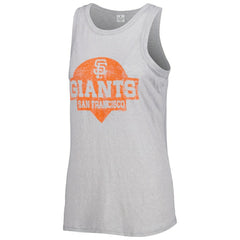 San Francisco Giants Soft as a Grape Women's Tri-Blend Tank Top - Gray - MLB Sale
