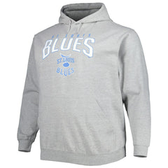 St. Louis Blues Fanatics Special Edition 2.0 Big & Tall Wordmark Pullover Hoodie - Heather Gray - NHL 5197721