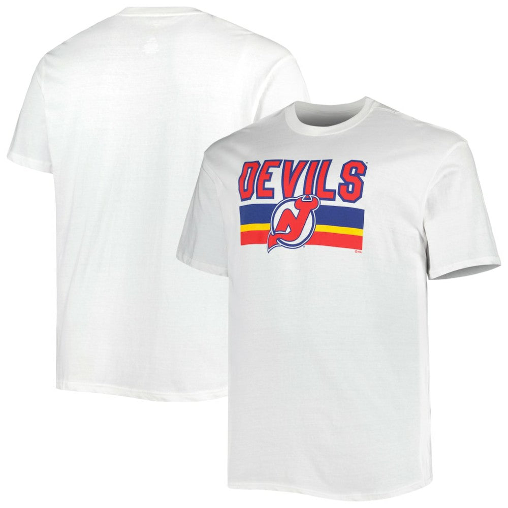 New Jersey Devils Fanatics Big & Tall Special Edition 2.0 T-Shirt - White - NHL 5197740