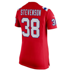 Nike Rhamondre Stevenson New England Patriots Women's Team Game Jersey Red