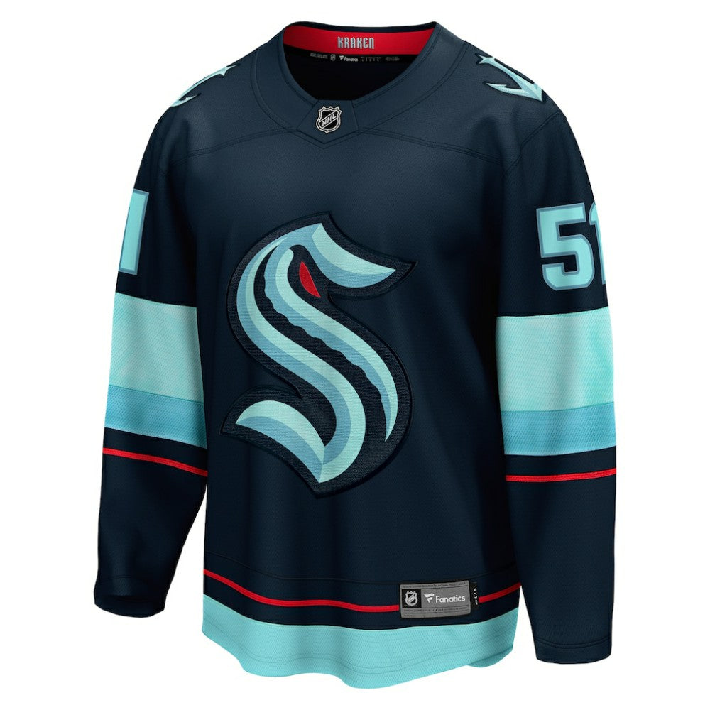 Shane Wright Seattle Kraken Fanatics Men's Home Breakaway Player Jersey - Deep Sea Blue - NHL 5201602
