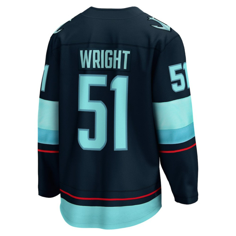 Shane Wright Seattle Kraken Fanatics Men's Home Breakaway Player Jersey - Deep Sea Blue - NHL 5201602