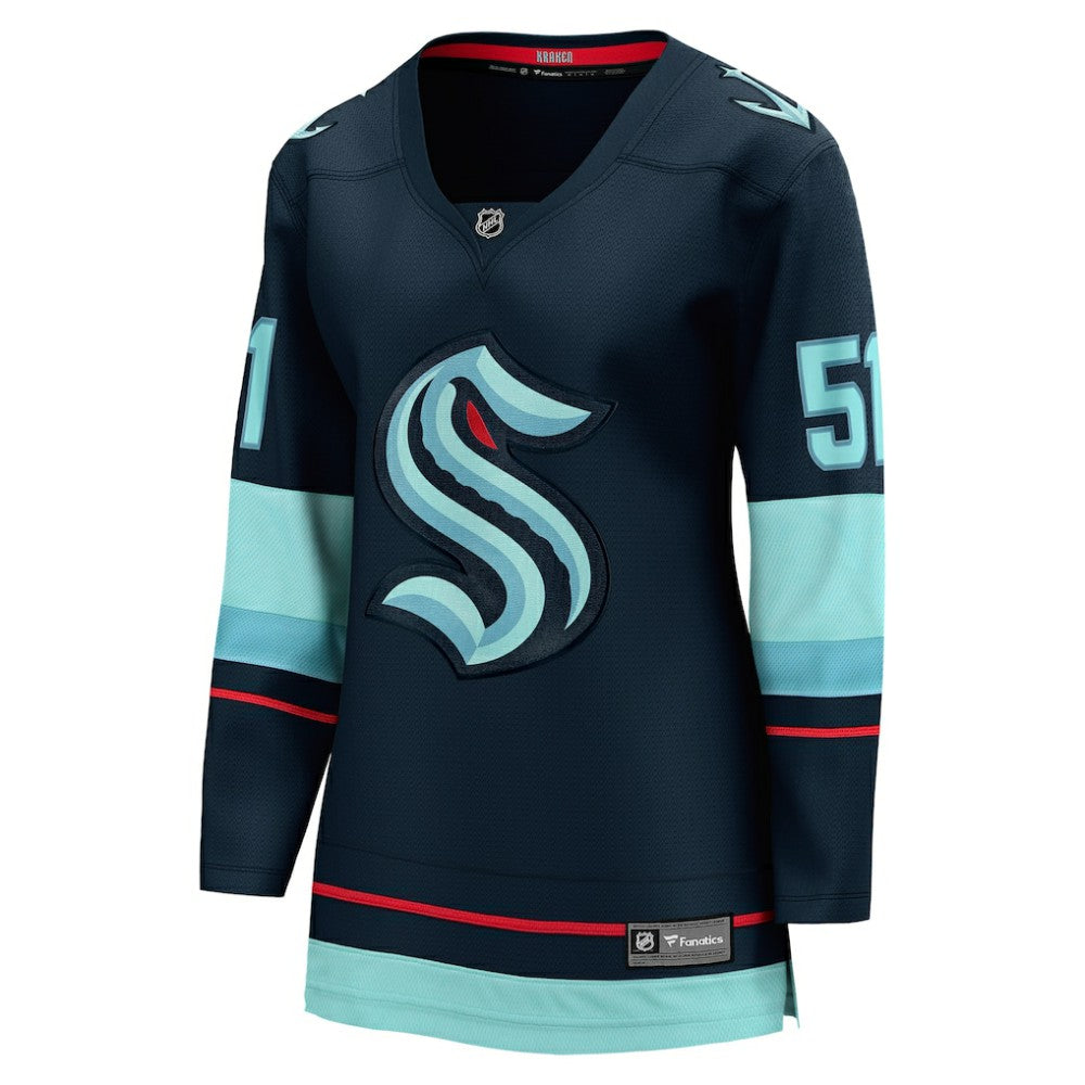 Shane Wright Seattle Kraken Fanatics Women's Home Breakaway Jersey - Deep Sea Blue - NHL 5201603
