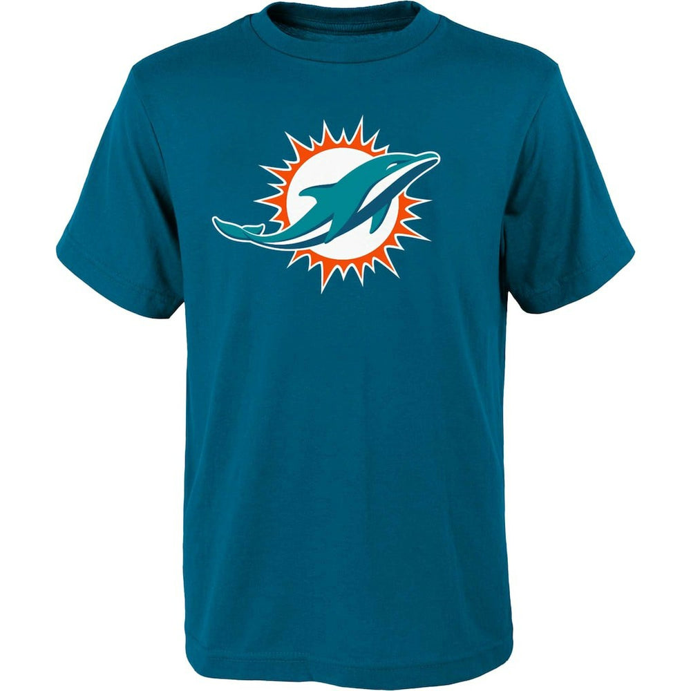 Miami Dolphins Outerstuff Youth Primary Logo T-Shirt Aqua