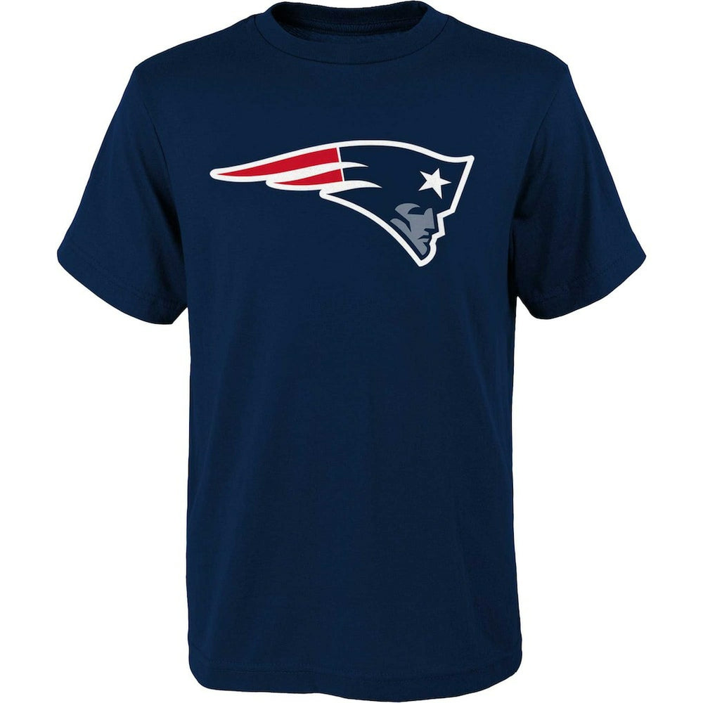 New England Patriots Outerstuff Youth Primary Logo T-Shirt Navy