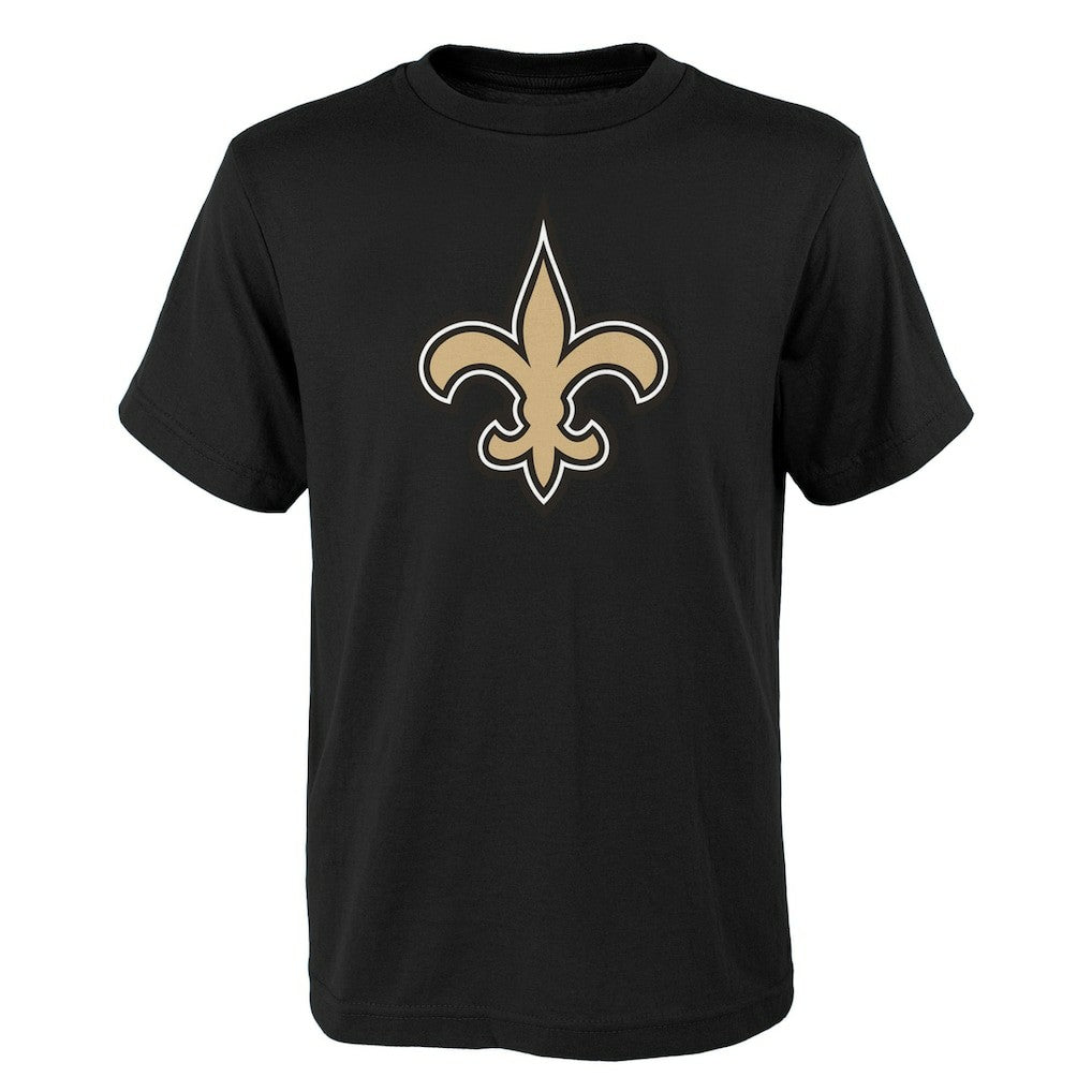 New Orleans Saints Outerstuff Youth Primary Logo T-Shirt Black