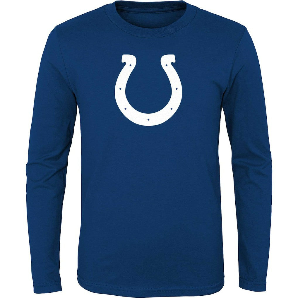 Indianapolis Colts Youth Primary Logo Long Sleeve T-Shirt Royal
