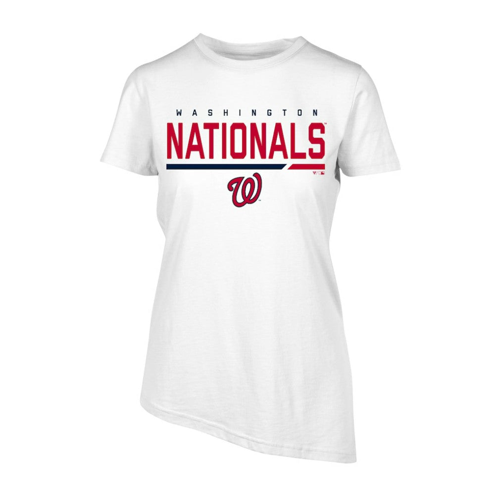 Washington Nationals Levelwear Women's Birch T-Shirt - White - MLB on Sale
