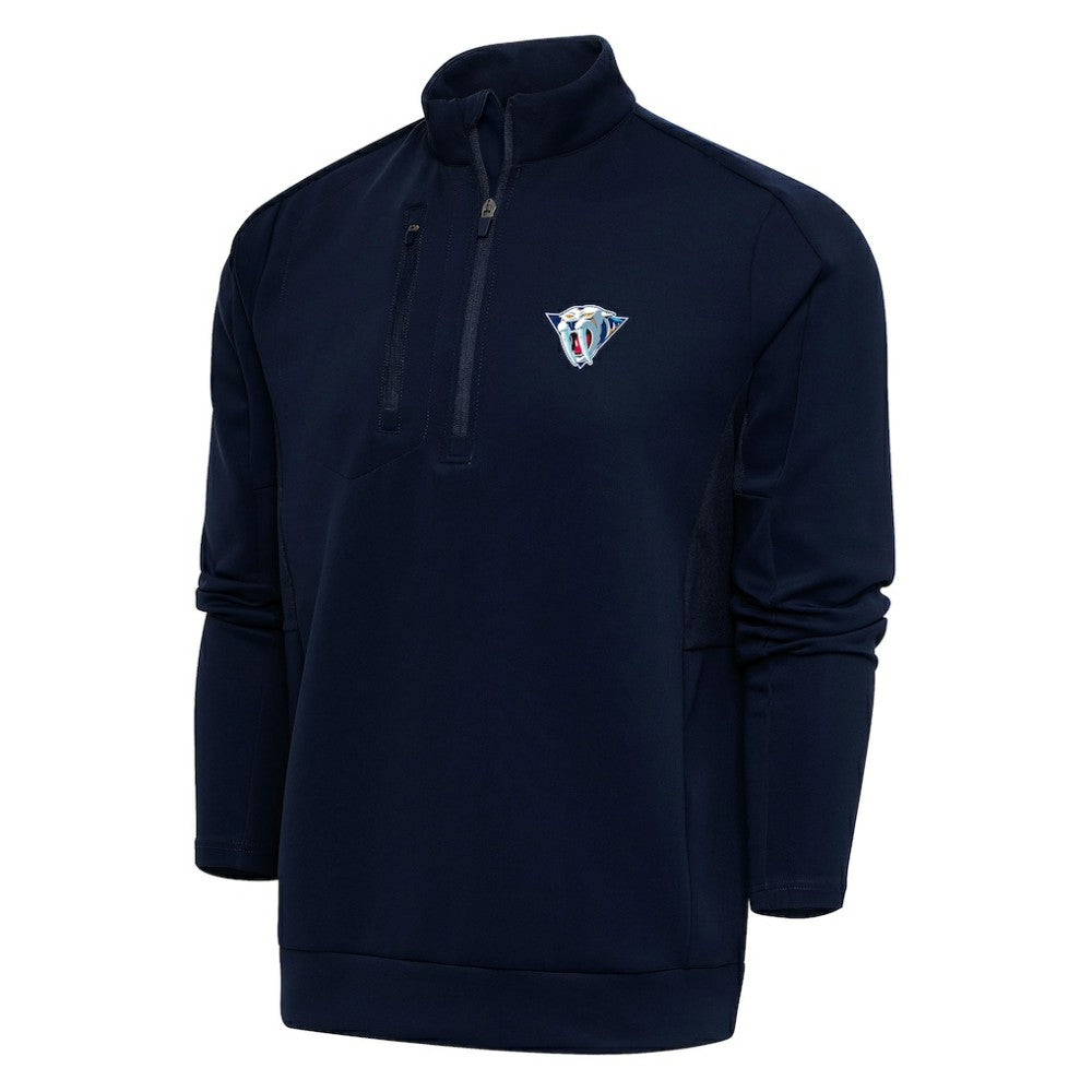 Nashville Predators Antigua Special Edition 2.0 Generation Quarter-Zip Pullover Top - Navy - NHL 5205518