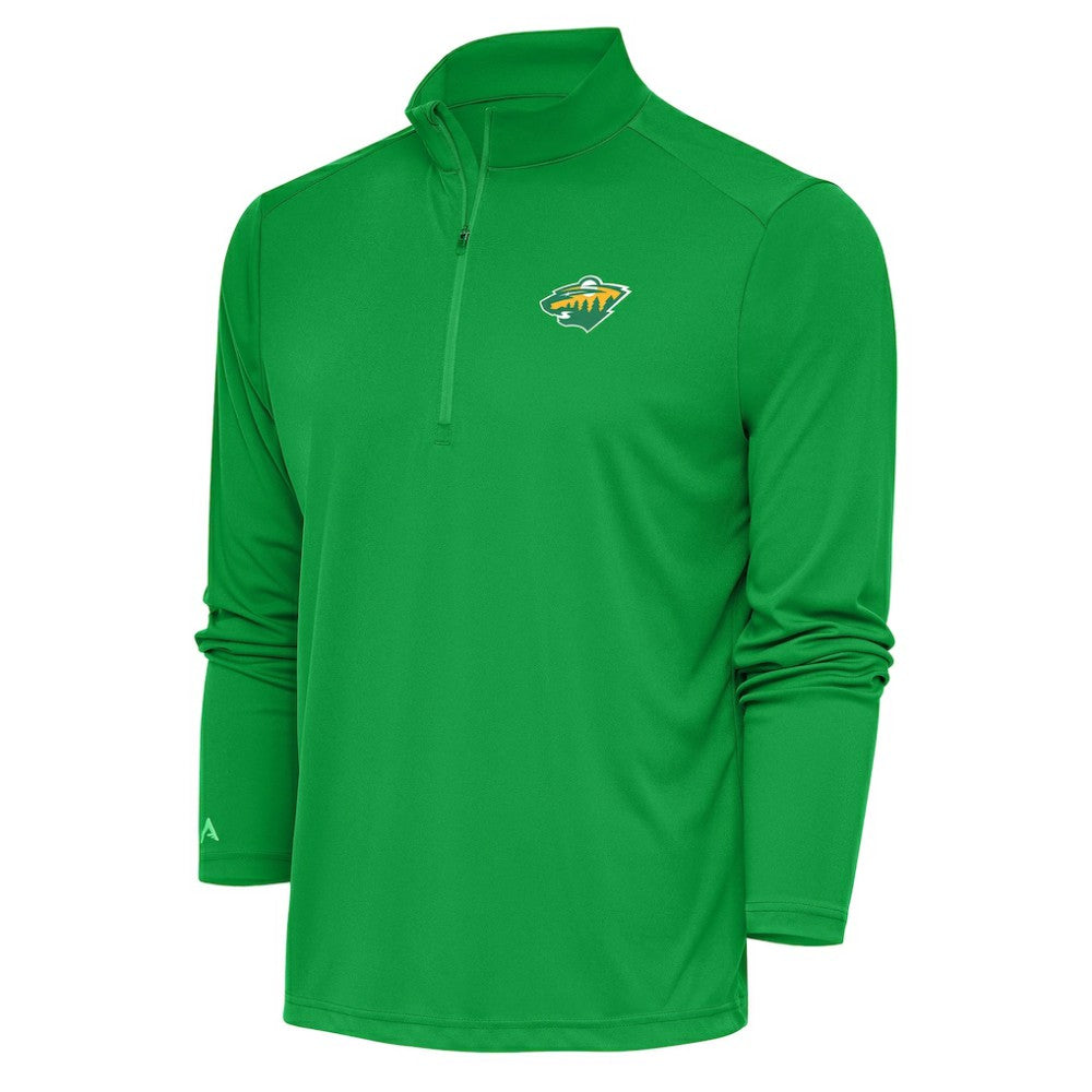 Minnesota Wild Antigua Special Edition 2.0 Tribute Quarter-Zip Pullover Top - Green - NHL 5205580