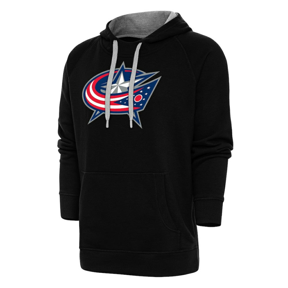 Columbus Blue Jackets Antigua Special Edition 2.0 Victory Pullover Hoodie - Black - NHL 5205607