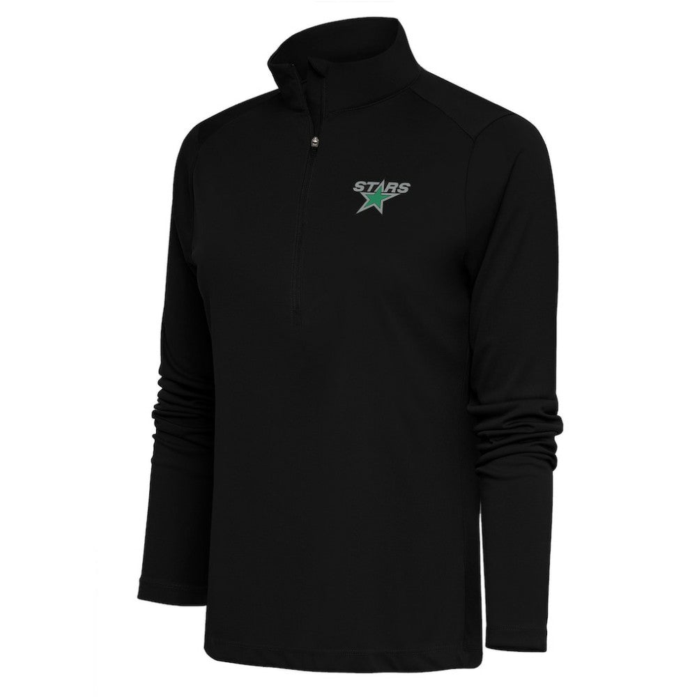Dallas Stars Antigua Women's Special Edition 2.0 Tribute Quarter-Zip Pullover Top - Black - NHL 5206123