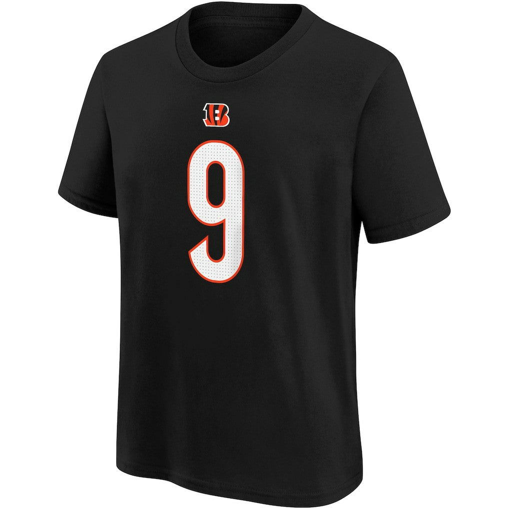 Nike Joe Burrow Cincinnati Bengals Youth Player Name & Number T-Shirt Black