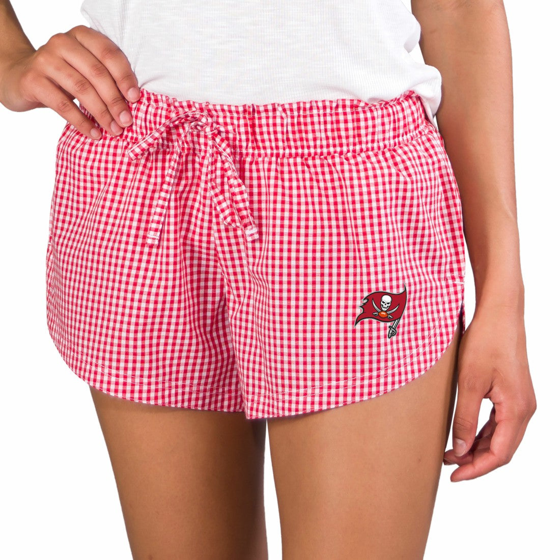 Tampa Bay Buccaneers Concepts Sport Women's Tradition Woven Shorts Red
