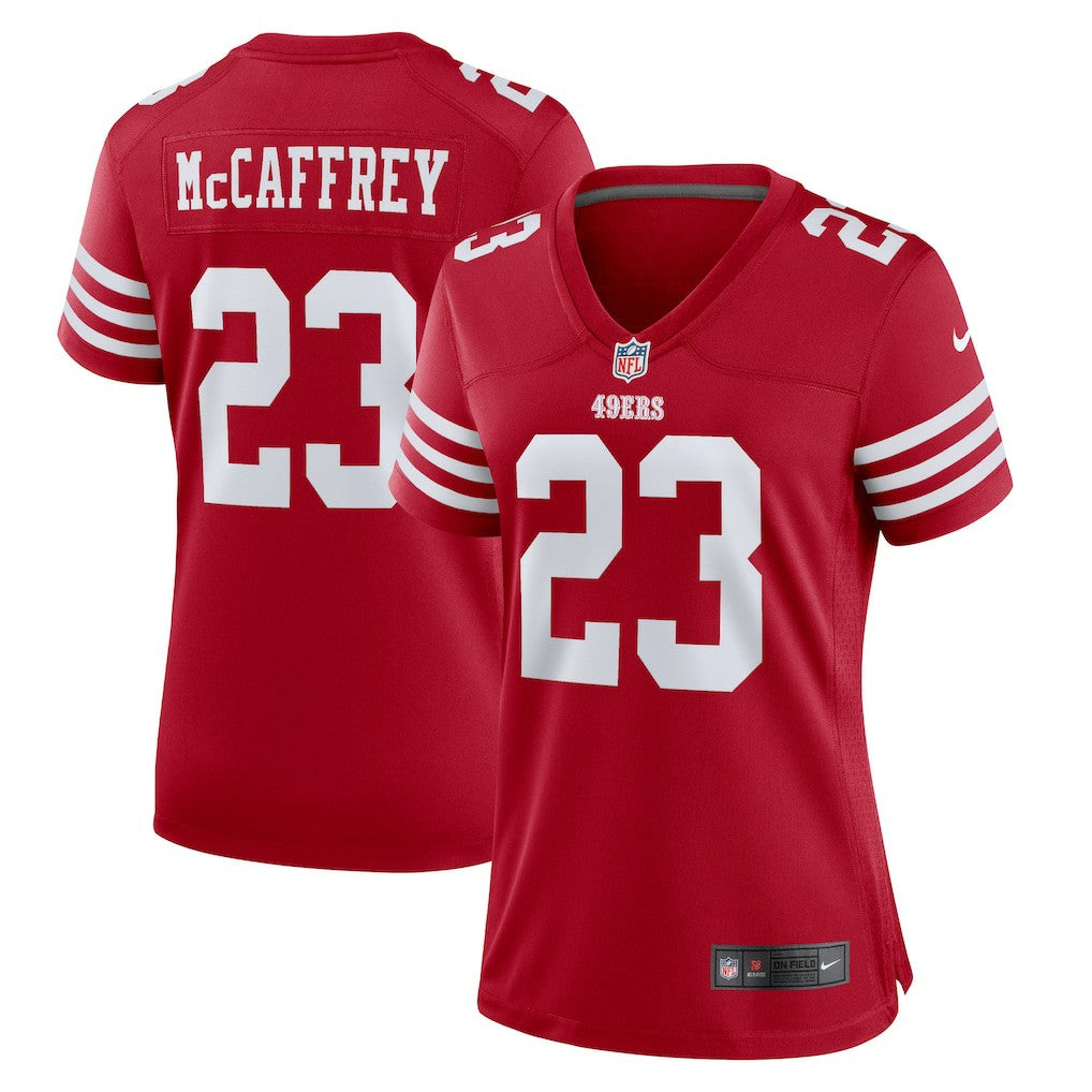 Nike Christian McCaffrey San Francisco 49ers Women's Player Jersey Scarlet