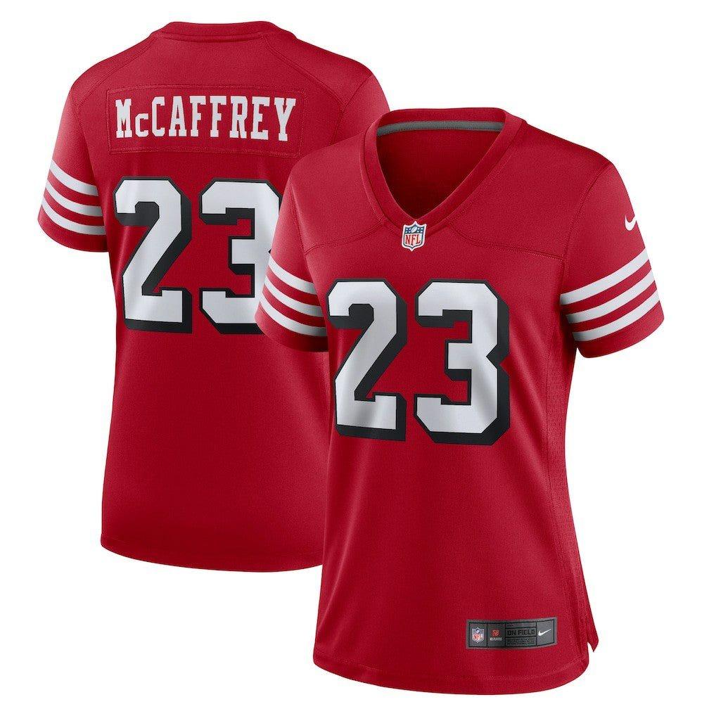 Nike Christian McCaffrey San Francisco 49ers Women's Player Jersey Scarlet