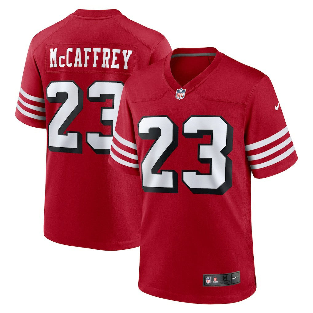 Nike Christian McCaffrey San Francisco 49ers Alternate Game Player Jersey Scarlet