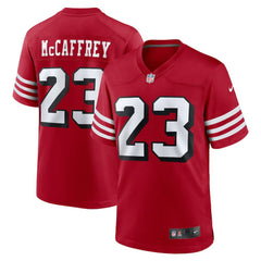Nike Christian McCaffrey San Francisco 49ers Alternate Game Player Jersey Scarlet