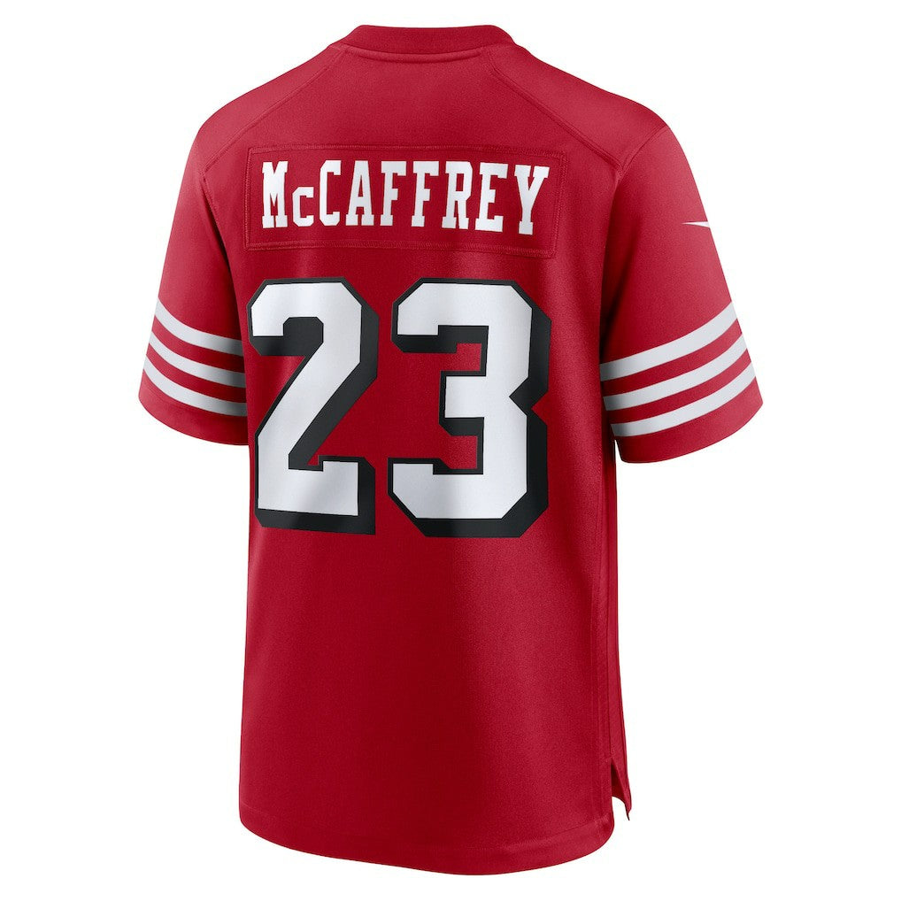 Nike Christian McCaffrey San Francisco 49ers Alternate Game Player Jersey Scarlet