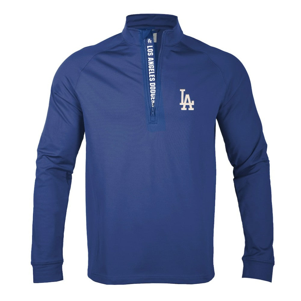 Los Angeles Dodgers Levelwear Calibre Quarter-Zip Pullover Top - Royal - MLB Discount