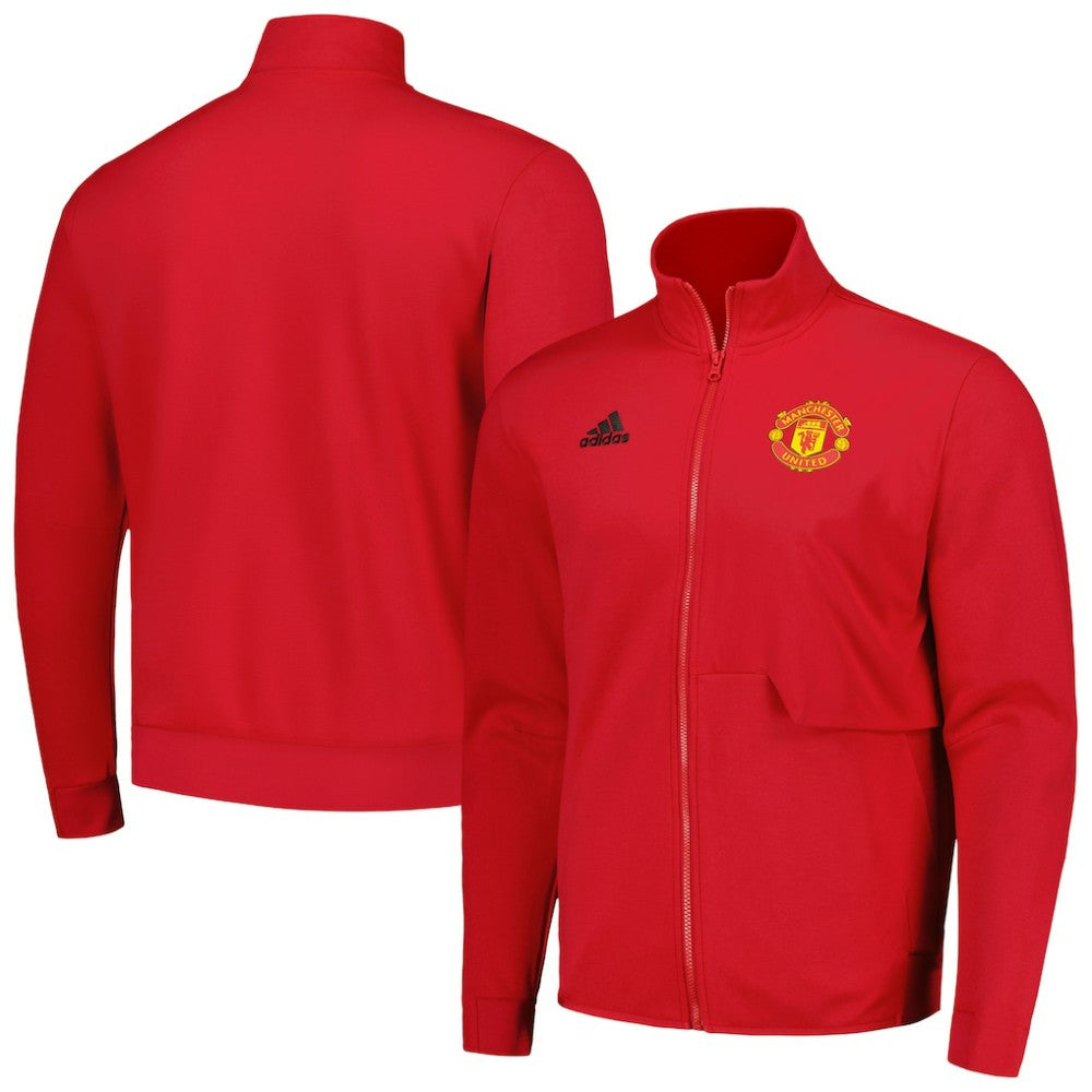 Manchester United 2023/24 Anthem Full-Zip Jacket Red - Adidas
