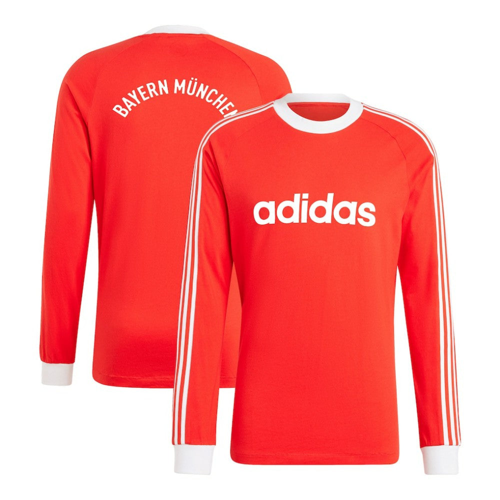 Bayern Munich Originals Energy Drop '70s Long Sleeve Jersey Red - Adidas outlet