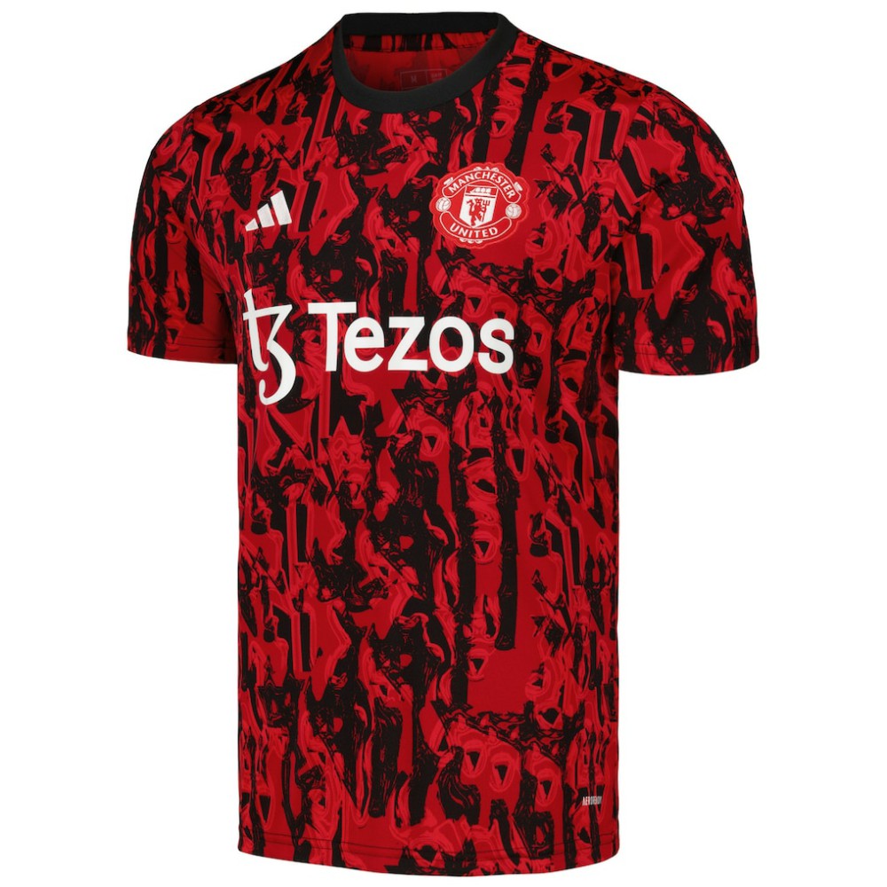 Manchester United 2023/24 Pre-Match Top Red - Adidas Discount
