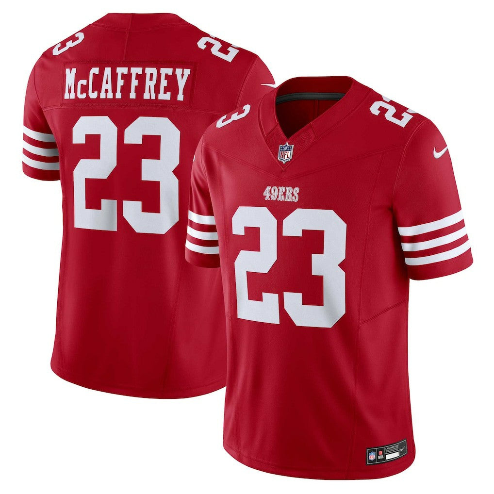 Nike Christian McCaffrey San Francisco 49ers Vapor F.U.S.E. Limited Jersey Scarlet