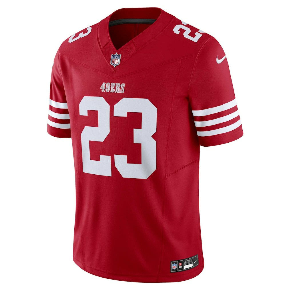 Nike Christian McCaffrey San Francisco 49ers Vapor F.U.S.E. Limited Jersey Scarlet