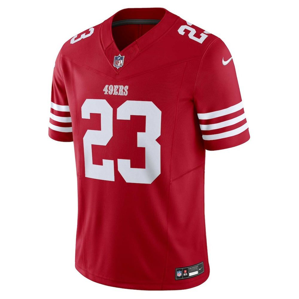 Nike Christian McCaffrey San Francisco 49ers Vapor F.U.S.E. Limited Jersey Scarlet
