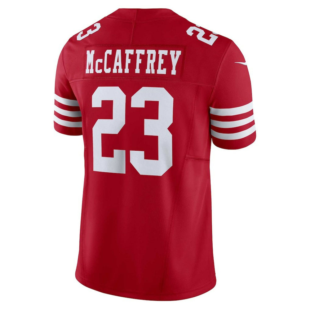 Nike Christian McCaffrey San Francisco 49ers Vapor F.U.S.E. Limited Jersey Scarlet