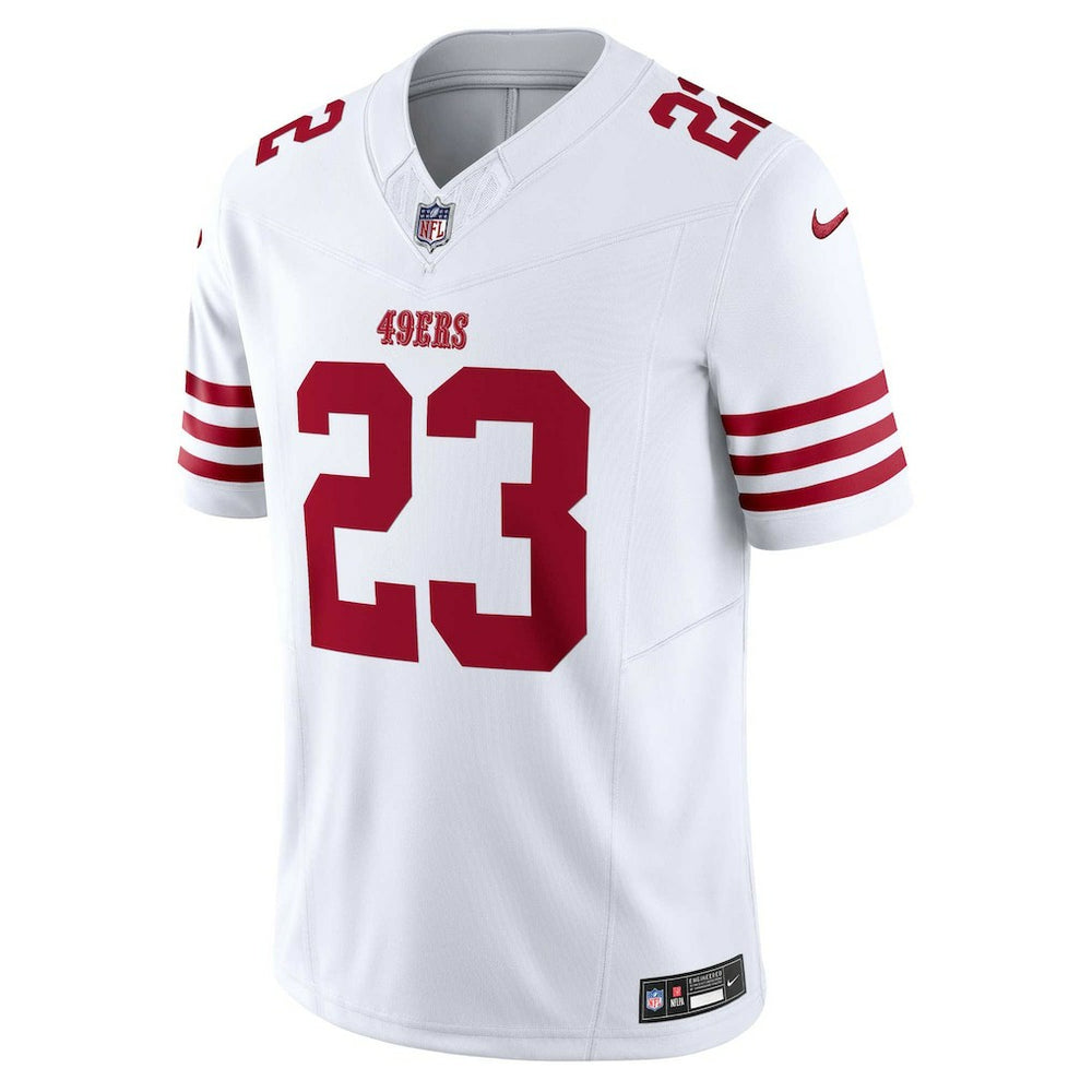 Nike Christian McCaffrey San Francisco 49ers Vapor F.U.S.E. Limited Jersey White