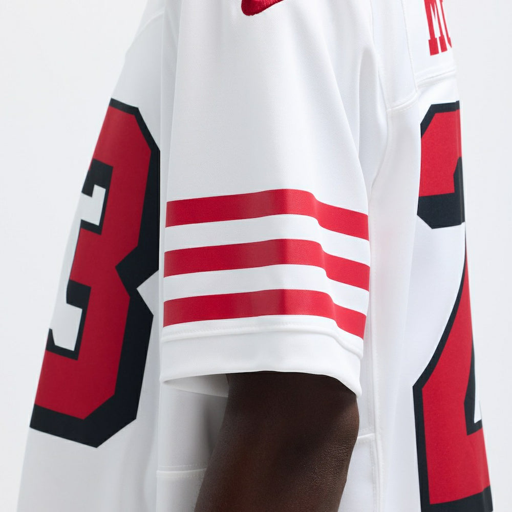 Nike Christian McCaffrey San Francisco 49ers Vapor F.U.S.E. Limited 2nd Alternate Jersey White