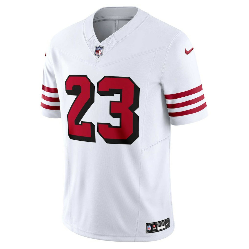 Nike Christian McCaffrey San Francisco 49ers Vapor F.U.S.E. Limited 2nd Alternate Jersey White