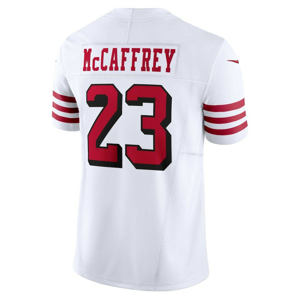 Nike Christian McCaffrey San Francisco 49ers Vapor F.U.S.E. Limited 2nd Alternate Jersey White