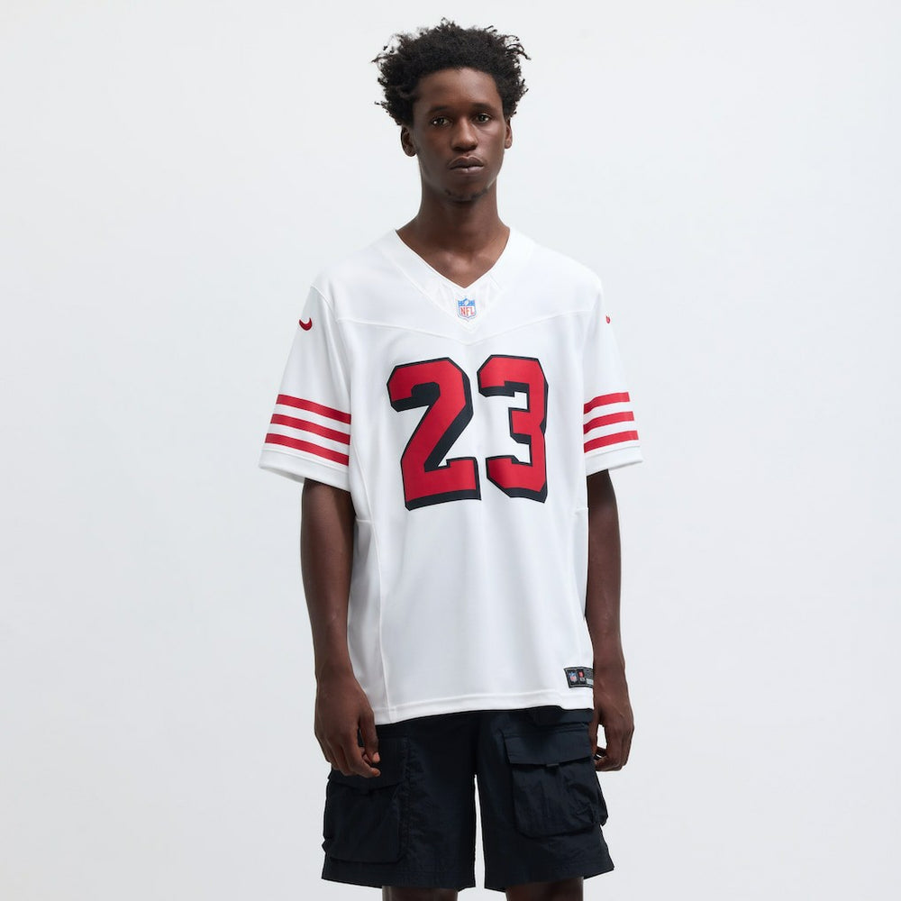 Nike Christian McCaffrey San Francisco 49ers Vapor F.U.S.E. Limited 2nd Alternate Jersey White