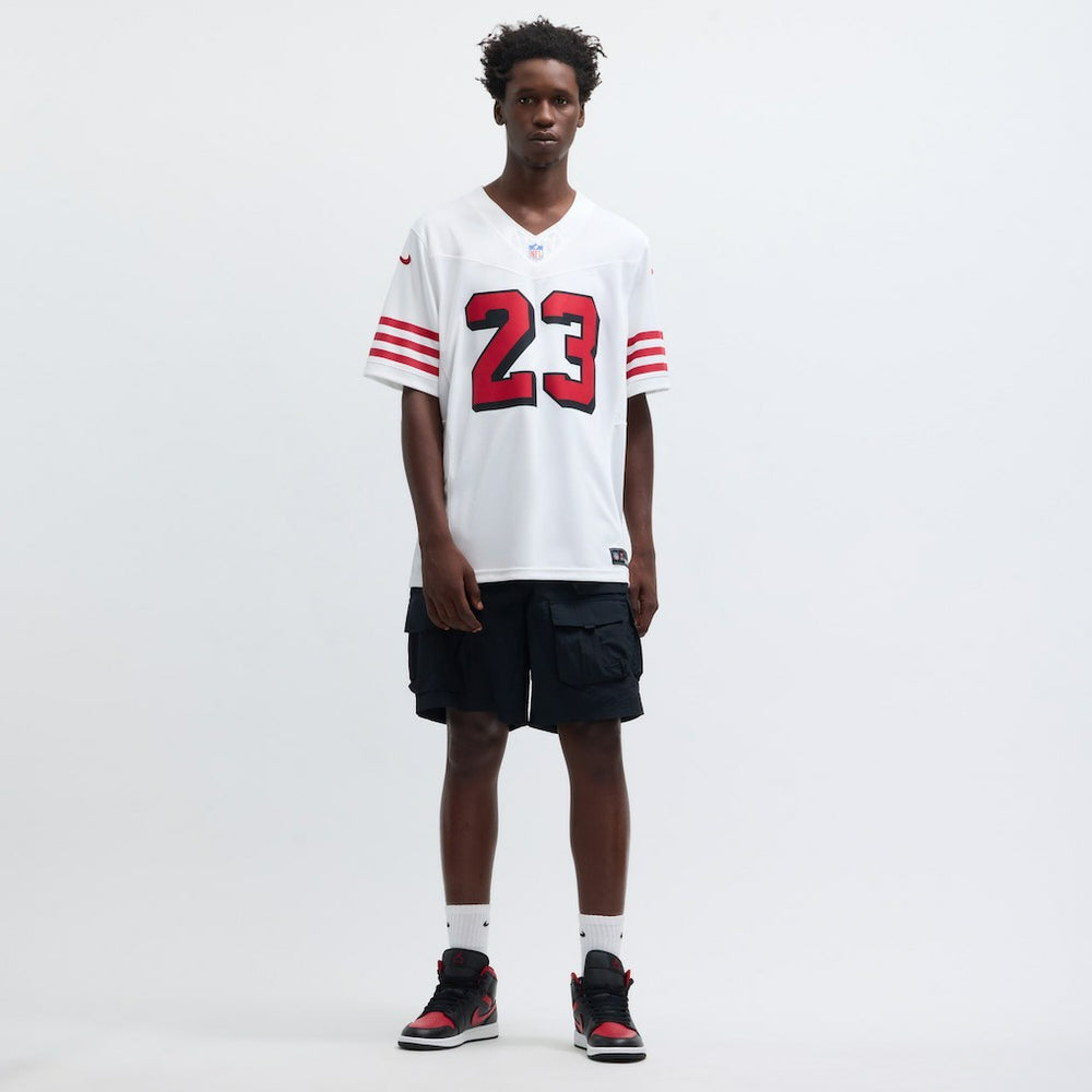 Nike Christian McCaffrey San Francisco 49ers Vapor F.U.S.E. Limited 2nd Alternate Jersey White