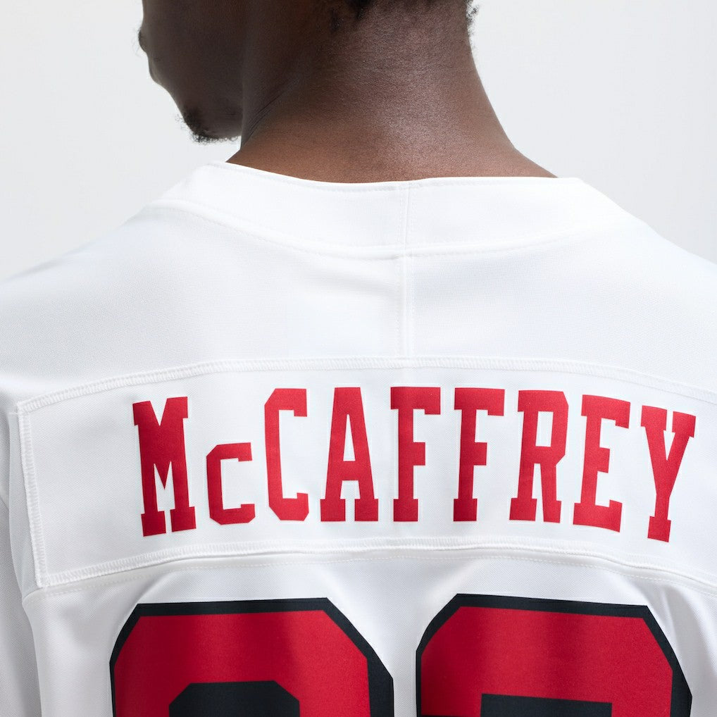 Nike Christian McCaffrey San Francisco 49ers Vapor F.U.S.E. Limited 2nd Alternate Jersey White