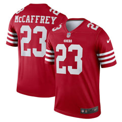 Nike Christian McCaffrey San Francisco 49ers Legend Player Performance Top Scarlet